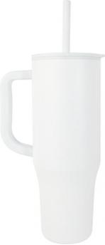 Термокружка Brady объемом 900 мл с силиконовой соломинкой, белая NTEU15-646058