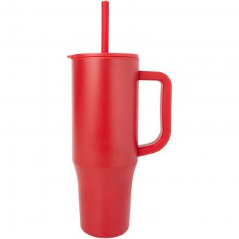 Термокружка Brady объемом 900 мл с силиконовой соломинкой, красная NTEU15-646059