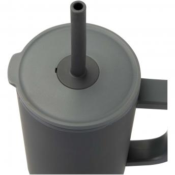 Термокружка Brady объемом 900 мл с силиконовой соломинкой, серая NTEU15-646063