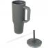 Термокружка Brady объемом 900 мл с силиконовой соломинкой, серая NTEU15-646063