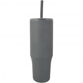 Термокружка Brady объемом 900 мл с силиконовой соломинкой, серая NTEU15-646063