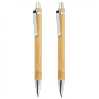 Набор ручка и вечный карандаш из бамбука NTEU3-529800