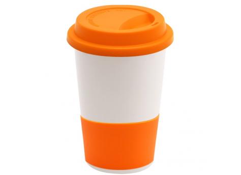 Кружка Magic To Go, белый/оранжевый