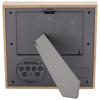 Бамбуковая рамка для фотографий с метеостанцией NTEU15-499396