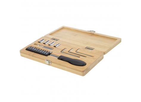 Набор инструментов из бамбука/переработанных пластиковых материалов NTEU15-525497