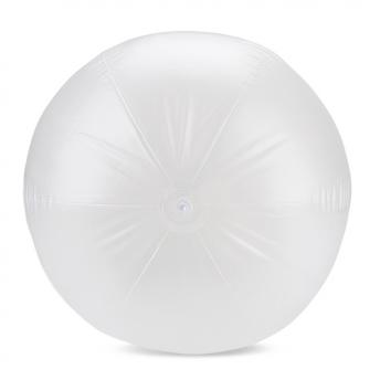 Полупрозрачный белый пляжный мяч NTEU3-529920