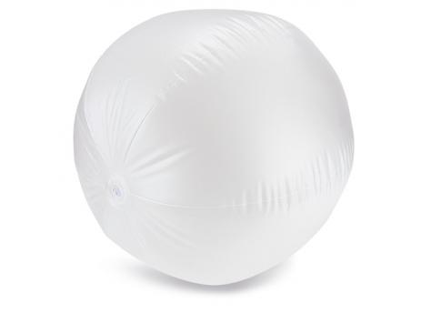 Полупрозрачный белый пляжный мяч NTEU3-529920