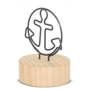 Зажим для заметок с деревянной подставкой "ÁNCORA" NTEU3-538182