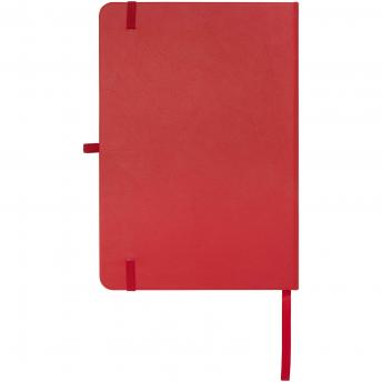 Блокнот формата A5 с твердой обложкой из тика и линованными страницами из переработанных материалов NTEU15-584764