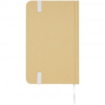 Блокнот с твердой обложкой из переработанного материала формата A6 с чистыми страницами NTEU15-584769
