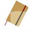 Блокнот с твердой обложкой из переработанного материала формата A6 с чистыми страницами NTEU15-584772