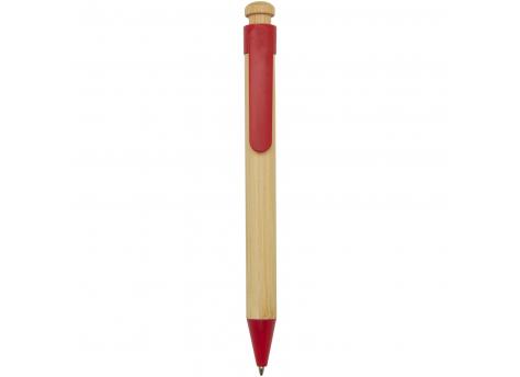 Шариковая ручка Rattan из бамбука и переработанного пластика (черные чернила) NTEU15-584578