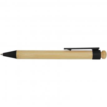 Шариковая ручка Rattan из бамбука и переработанного пластика (черные чернила) NTEU15-584580