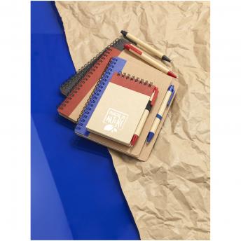 Блокнот из переработанных материалов с ручкой Priestly NTEU15-328880