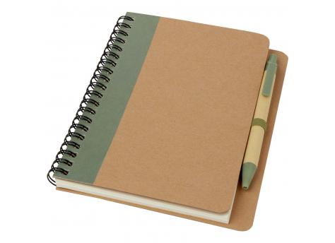 Блокнот из переработанных материалов с ручкой "Priestly" NTEU15-558834