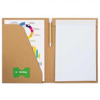 Эко папка с блокнотом и ручкой "Семинар" NTEU3-568789