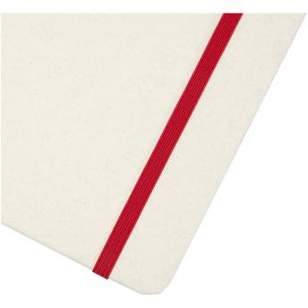 Блокнот с твердой обложкой Bass A5 из переработанных материалов с линованными страницами NTEU15-576602