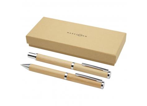 Подарочный набор Apolys, включающий бамбуковую ручку и шариковую ручку NTEU15-499400