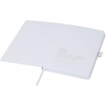 Блокнот в твердой обложке из пластика, полученного из океанов. NTEU15-499427