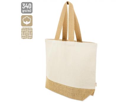 Сумка из хлопка и джута "МИША" NTEU3-585892