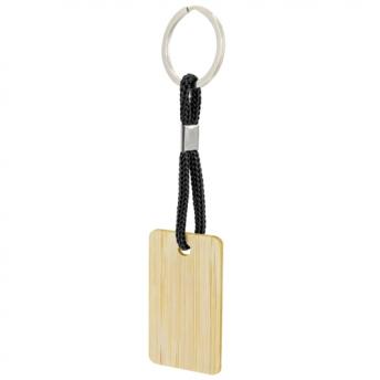 Прямоугольный бамбуковый брелок "YIBIN" NTEU3-585813