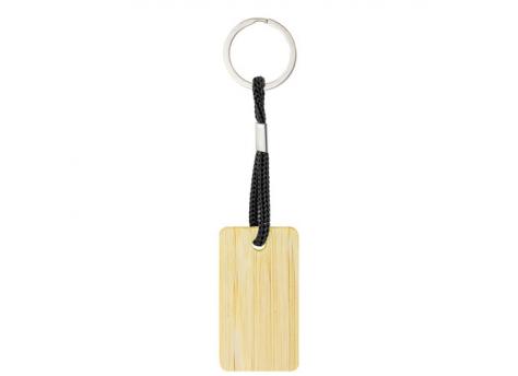 Прямоугольный бамбуковый брелок "YIBIN" NTEU3-585813