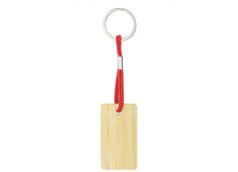 Прямоугольный бамбуковый брелок "YIBIN" NTEU3-585814