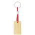 Прямоугольный бамбуковый брелок "YIBIN" NTEU3-585814