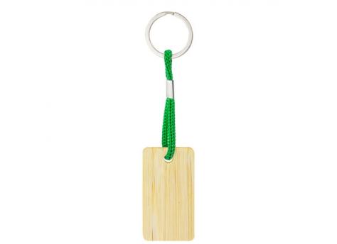 Прямоугольный бамбуковый брелок "YIBIN" NTEU3-585815