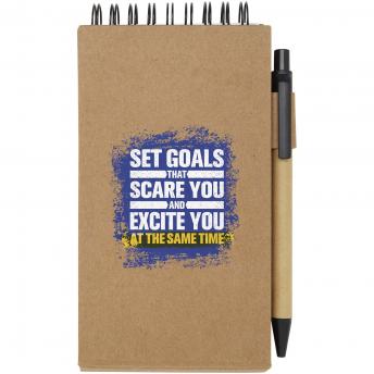 Блокнот со стикерами Flipper и шариковой ручкой (черные чернила) NTEU15-584757