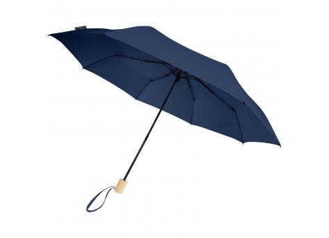 Зонт Birgit 21"" складной, ветроустойчивый, из переработанного ПЭТ NTEU15-333282