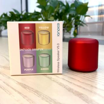 Беспроводная Bluetooth колонка Fosh, красный