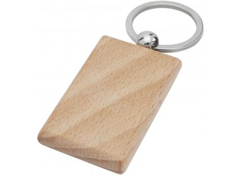 Прямоугольный брелок из бука Gian NTEU15-328401