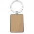 Прямоугольный брелок из бука Mauro NTEU15-338196