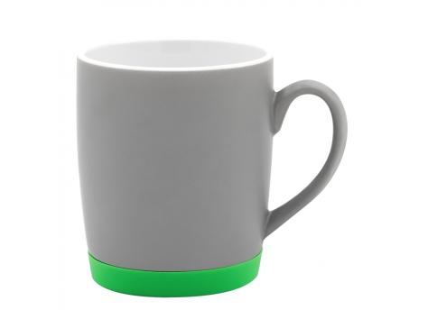 Кружка Make Me To Go, серая/зелёная