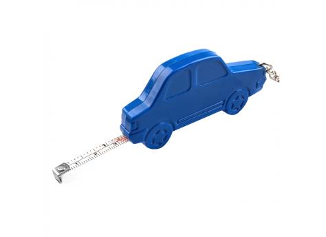 Брелок-рулетка "Автомобиль" 1 метр, синий