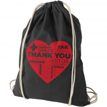 Хлопковая сумка на шнурках 100 г/м², 5 литров, Oregon NTEU15-338914