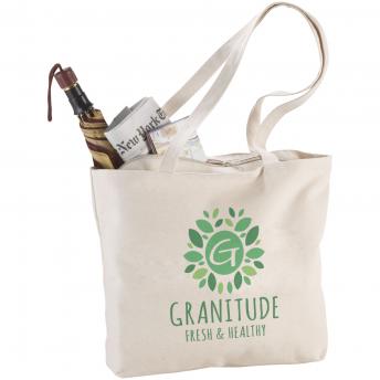 Сумка-тоут из хлопка с молнией Ningbo NTEU15-328694