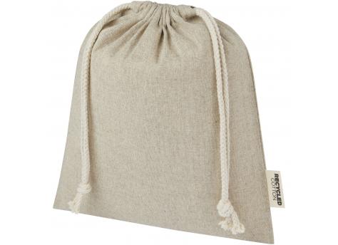 Подарочная сумка среднего размера Pheebs из переработанного хлопка GRS, плотность 150 г/м², объем 1.5 л NTEU15-437698