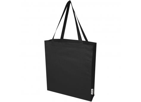 Сумка-шоппер с боковой вставкой из переработанного хлопка GRS плотностью 140 г/м² Madras NTEU15-558809