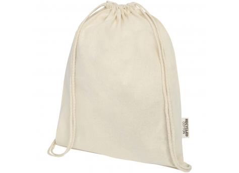 Сумка-мешок из переработанного хлопка GRS плотностью 140 г/м² Oregon NTEU15-559201