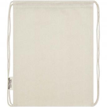 Сумка-мешок из переработанного хлопка GRS плотностью 140 г/м² Oregon NTEU15-559201