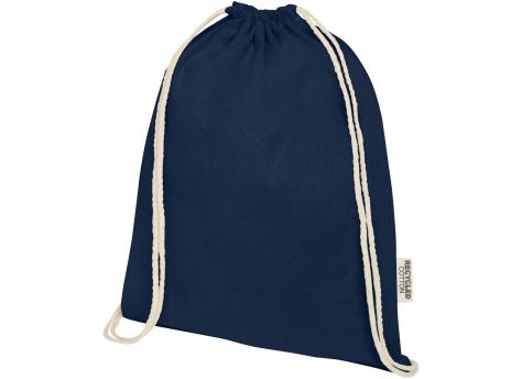 Сумка-мешок из переработанного хлопка GRS плотностью 140 г/м² Oregon NTEU15-559203