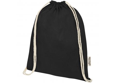 Сумка-мешок из переработанного хлопка GRS плотностью 140 г/м² Oregon NTEU15-559205