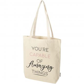 Сумка-тоут из переработанного материала GRS "Florida" плотностью 270 г/м², 10 л NTEU15-576578