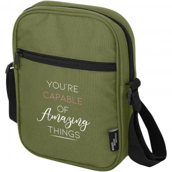 Сумка Byron на плечо объемом 2 литра, изготовленная из переработанных материалов с сертификатом GRS. NTEU15-525558