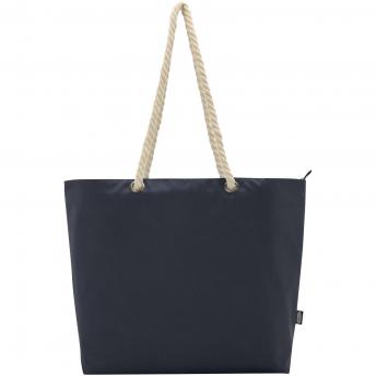 Пляжная сумка-холодильник Panama GRS из переработанных материалов с ручками из шнура NTEU15-584858