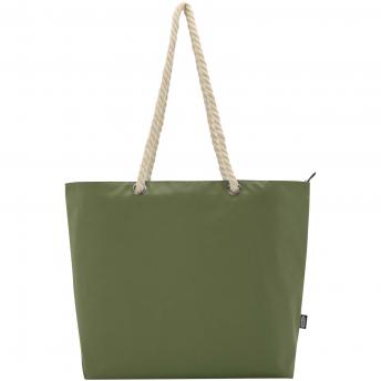 Пляжная сумка-холодильник Panama GRS из переработанных материалов с ручками из шнура NTEU15-584859