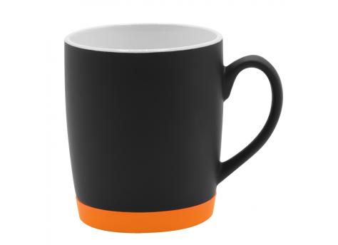 Кружка Make Me To Go, чёрная/оранжевая