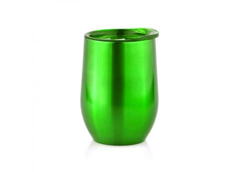 Термокружка с двойной стенкой Koffcan, зеленая-S